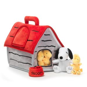 Classic Snoopy Interactive Plush Toy Doghouse with Animals